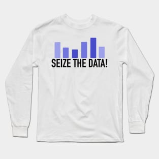 seize the data! purple & black Long Sleeve T-Shirt